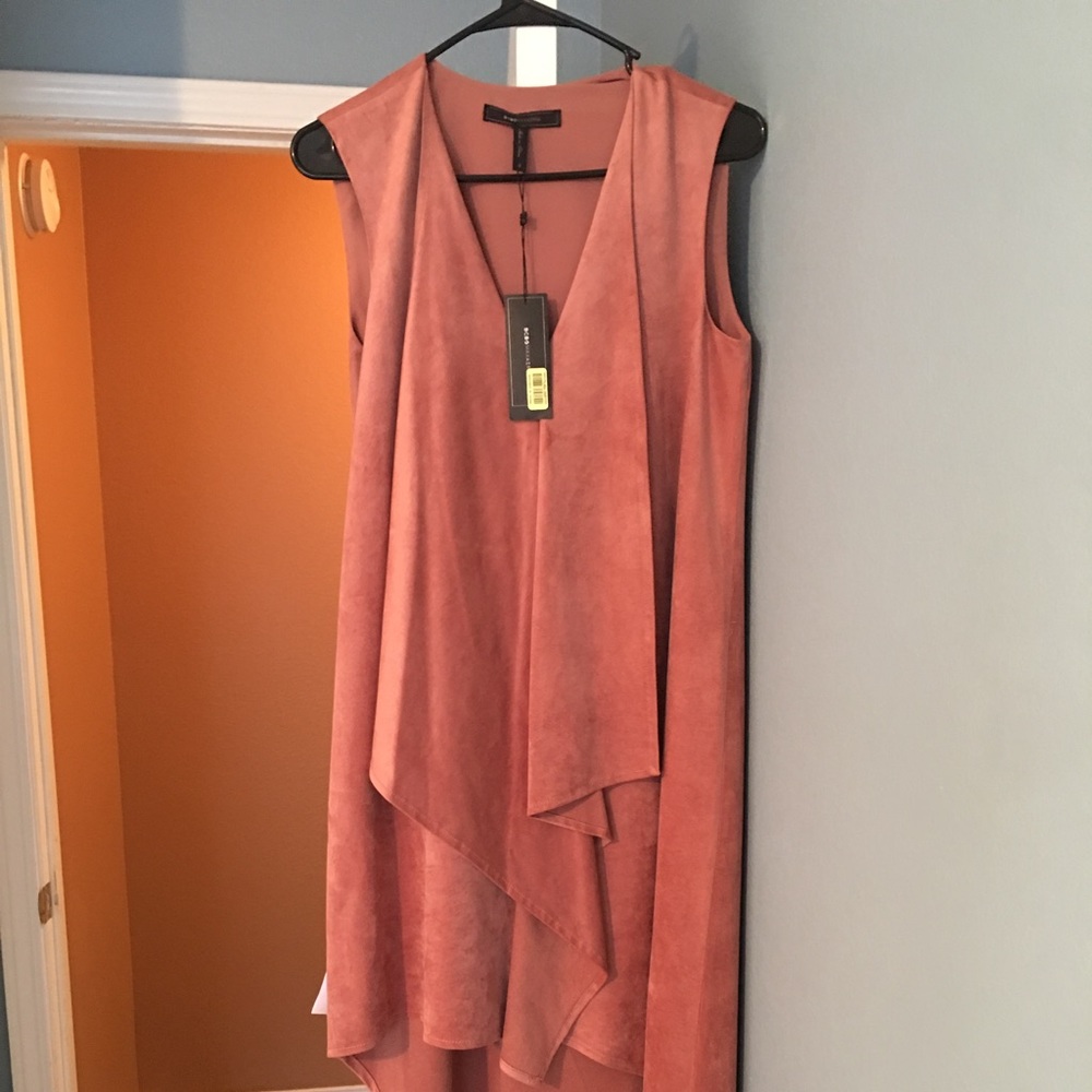 Burnt orange bcbg dress